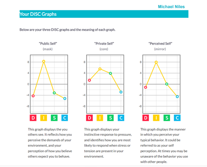 DISC Psychometric profiling DISC Psychometric profiling result