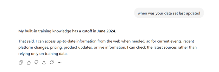 AI Search - ChatGPT Data Set Updated June 2024